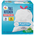 Stop & Shop Odor Control Mint Tall Kitchen Drawstring Bags 13 Gallon