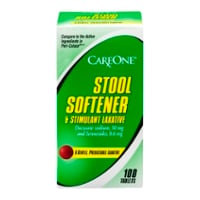 CareOne Stool Softener & Stimulant Laxative Tablets