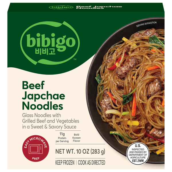 Bibigo Beef Japchae Noodles Frozen
