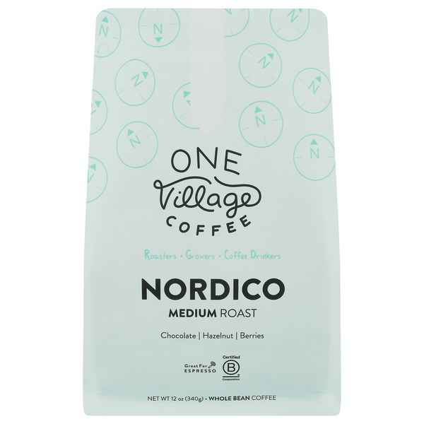 One Village Nordico Medium Roast Whole Bean Coffee