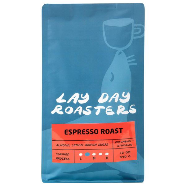 Lay Day Roasters Espresso Light/Medium Roast Ground Coffee