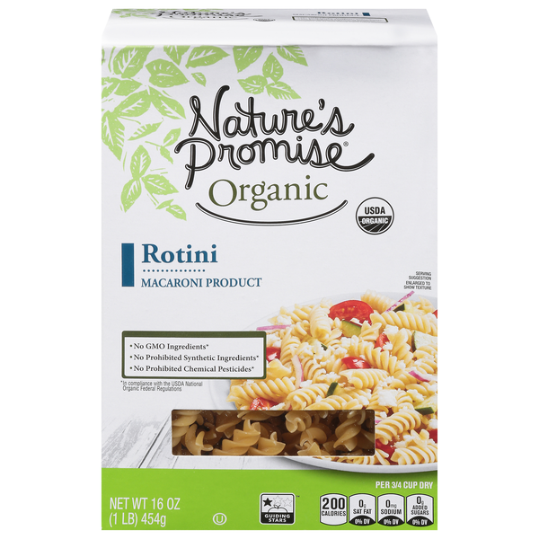 Nature's Promise Organic Rotini Pasta