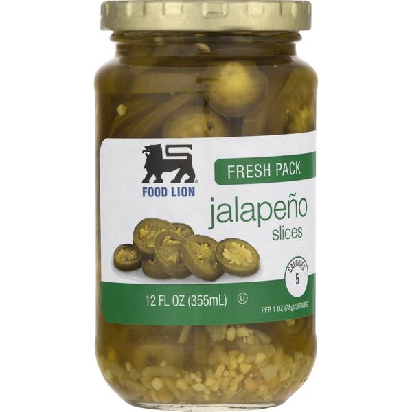 Save on Food Lion Jalapeno Peppers Slices Fresh Pack Order Online