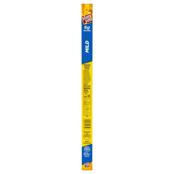 Slim Jim Mild Protein Smoked Giant Size Meat Stick