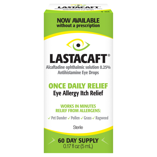 Lastacaft Once Daily Eye Allergy Itch Relief Drops