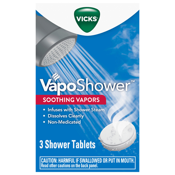 Vicks VapoShower Soothing Vapors Tablets