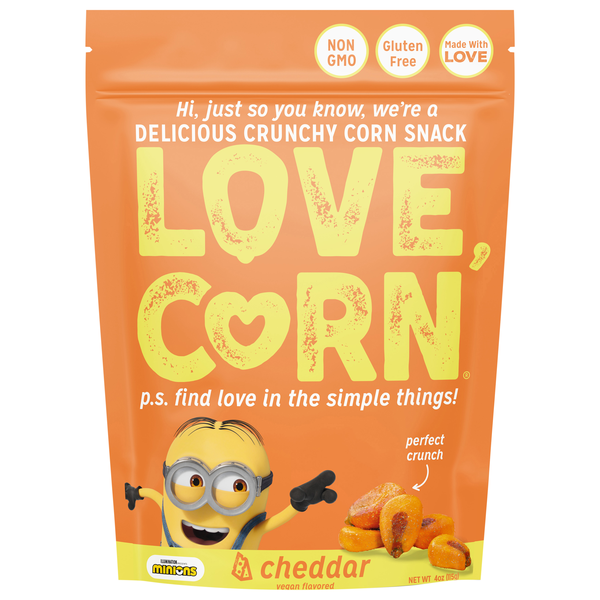 Love Corn Vegan Premium Crunchy Cheesy Corn