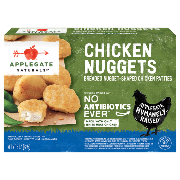 Applegate Naturals Breaded Chicken Nuggets Frozen