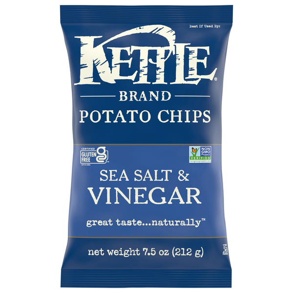 Kettle Brand Gluten Free Sea Salt & Vinegar Potato Chips