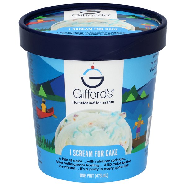 Gifford's I Scream for Cake Ice Cream