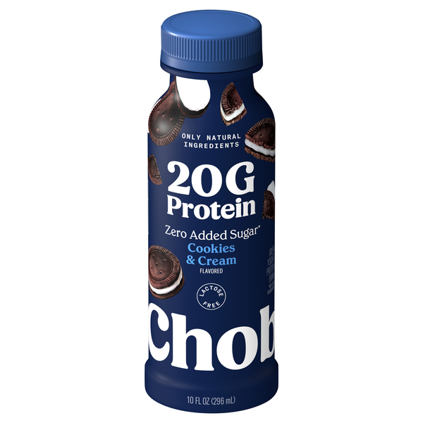 Chobani Complete Low Fat Cookies & Cream Yogurt 20g Protein Drink