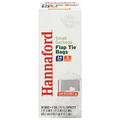 Hannaford Garbage Small Flap Tie Trash Bags 4 Gallon
