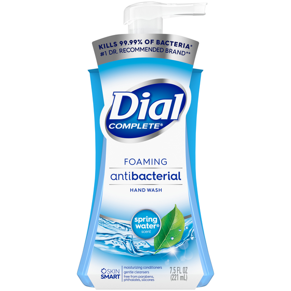 Dial Complete Spring Water Antibacterial Foaming Hand Wash Pump