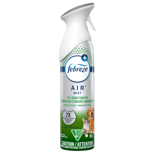 Febreze Air Pet Odor Eliminator Fresh Scent Air Freshener Trigger Spray