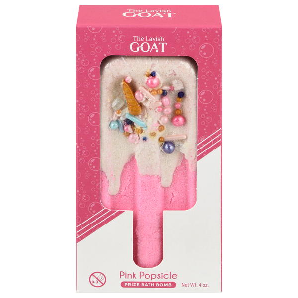 The Lavish Goat Pink Popsicle Bath Bomb