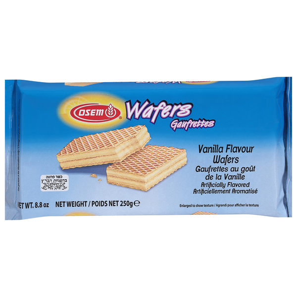 Osem Vanilla Flavored Wafer Cookies