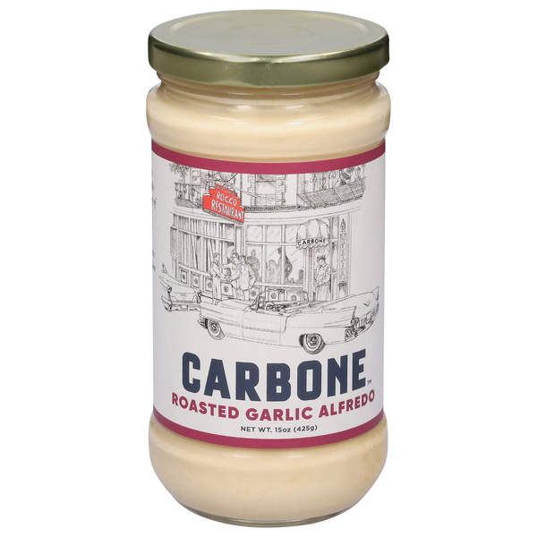 Carbone Roasted Garlic Alfredo Pasta Sauce