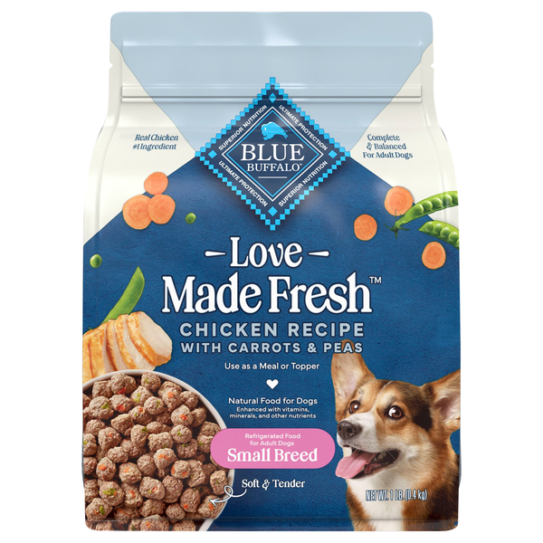Blue Buffalo Love Made Fresh Chicken Small Adult Dog Food Refrigerated