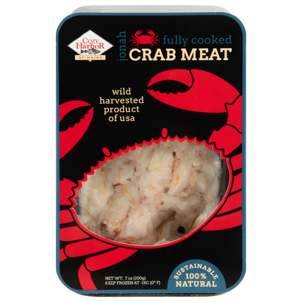 Cozy Harbor of Maine Wild Harvested Fully Cooked Crab Meat Frozen