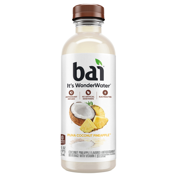 Bai Antioxidant Wonder Water Puna Coconut Pineapple Flavored Beverage