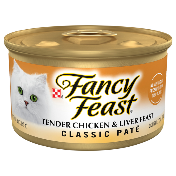 Fancy Feast Classic Pate Tender Liver & Chicken Feast Wet Cat Food