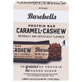 Barebells No Added Sugar Caramel + Cashew Protein Bars - 4 ct