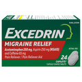 Excedrin Migraine Pain Relief Acetaminophen Aspirin & Caffeine Caplets