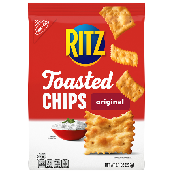 Nabisco Ritz Toasted Chips Original Crackers