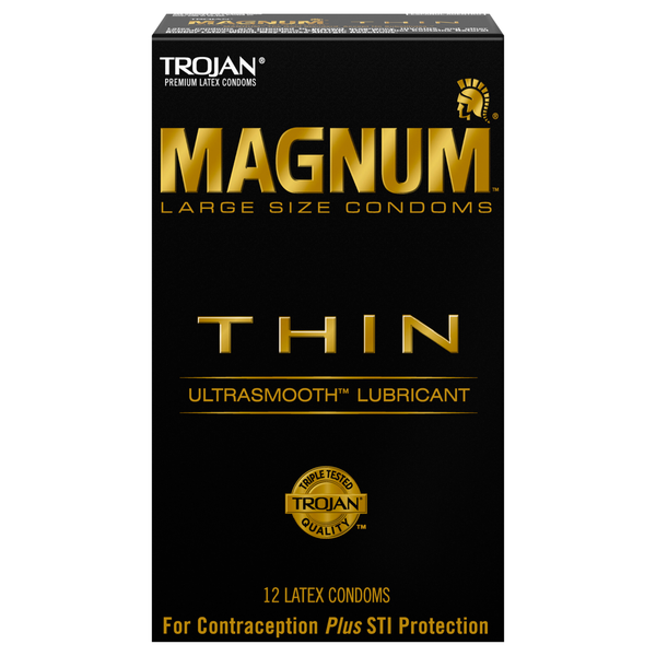 Trojan Magnum UltraSmooth Thin Large Size Condoms
