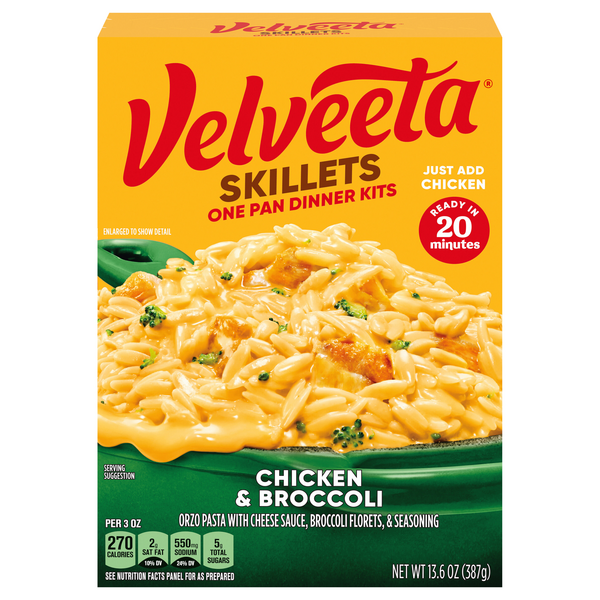 Velveeta Skillets One Pan Dinner Kit Chicken & Broccoli