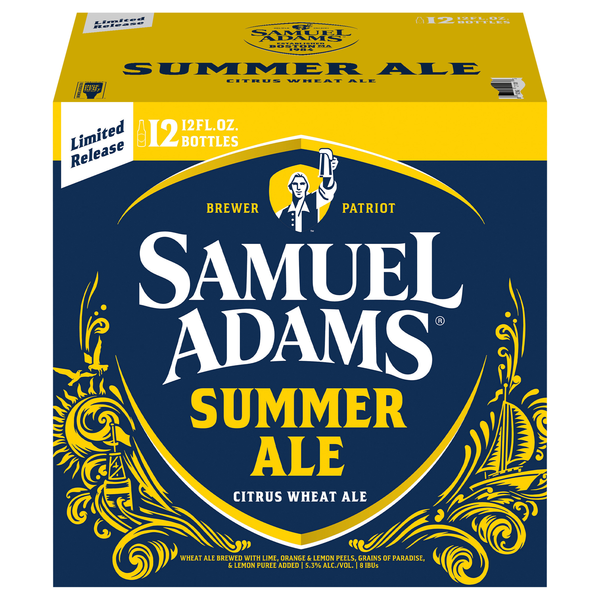 Samuel Adams Summer Ale Citrus Wheat Ale - 12 pk