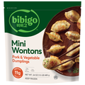 Bibigo Pork & Vegetable Mini Wontons Dumplings Frozen