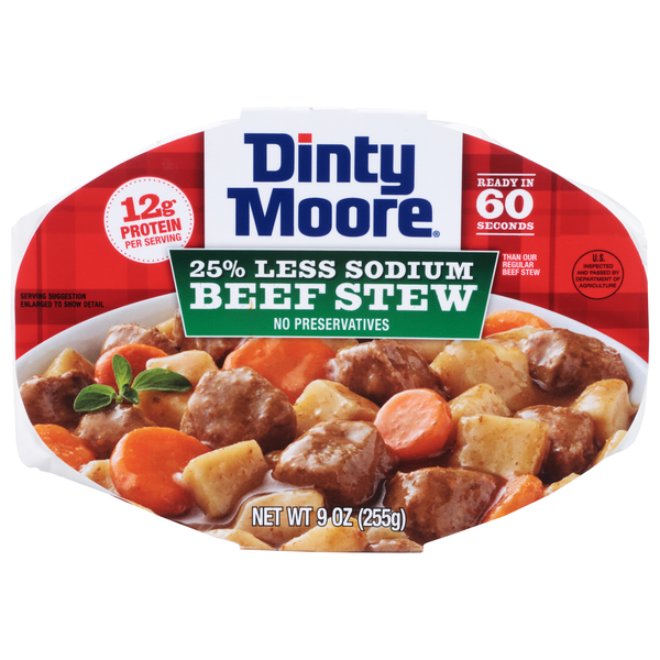 Dinty Moore Less Sodium Beef Stew Meal