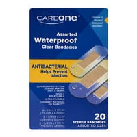 CareOne Assorted Waterproof Clear Antibacterial Bandages
