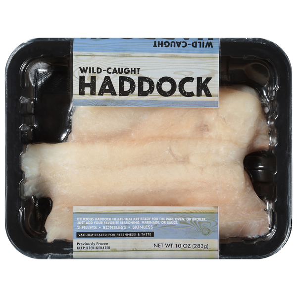 Go Wild Wild Caught Boneless Skinless Haddock Fillets - 2 ct