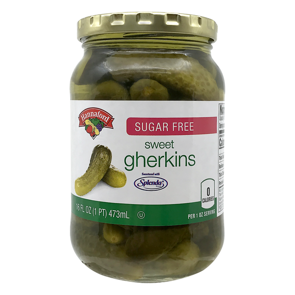 Hannaford Sweet Gherkin Pickles Sugar Free