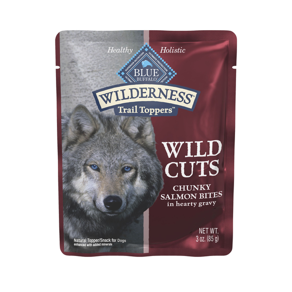 Blue Buffalo Wilderness Trail Toppers Chunky Salmon Bites Dog Snacks