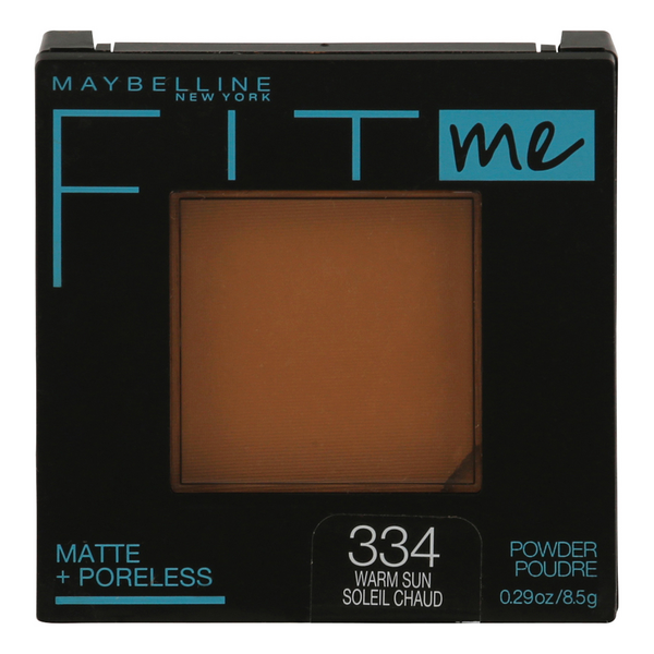 Maybelline Fit Me Matte + Poreless Pressed Powder Warm Sun 334