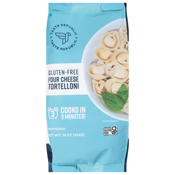 Taste Republic Gluten Free Four Cheese Tortelloni Frozen