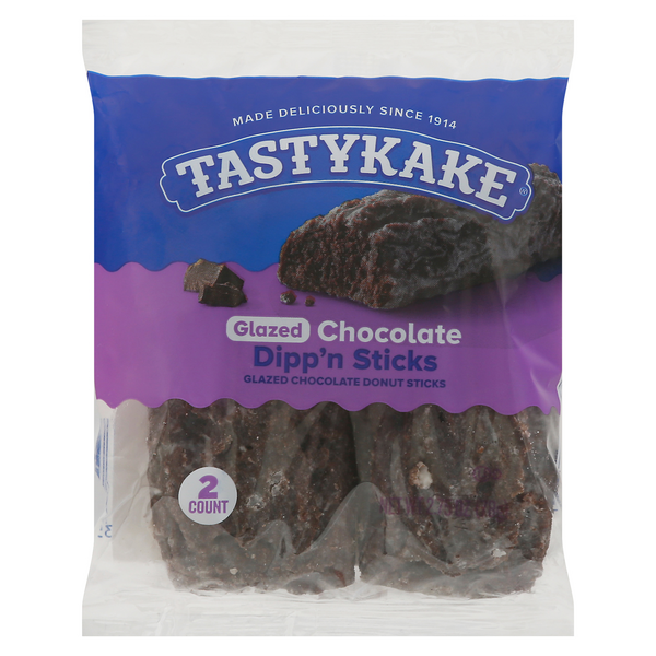 Save on Tastykake Dipp'n Sticks Glazed Chocolate 2 ct Order Online