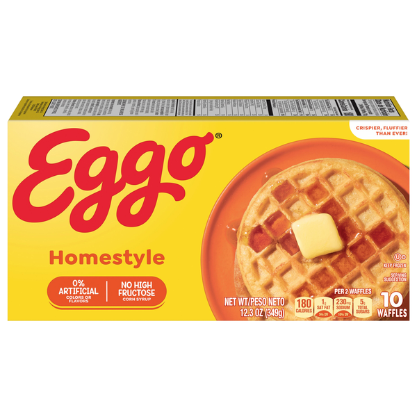 Eggo Homestyle Waffles - 10 ct Frozen