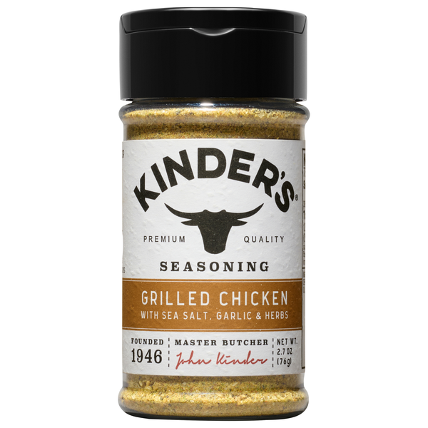 Kinder's Grilled Chicken Seasoning with Salt Garlic & Herbs