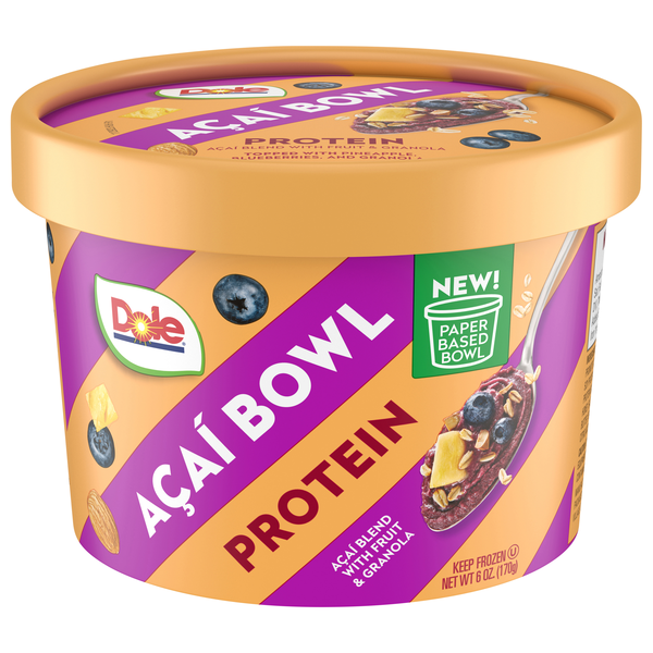 Dole Protein Acai Bowls with Fruit & Granola Frozen