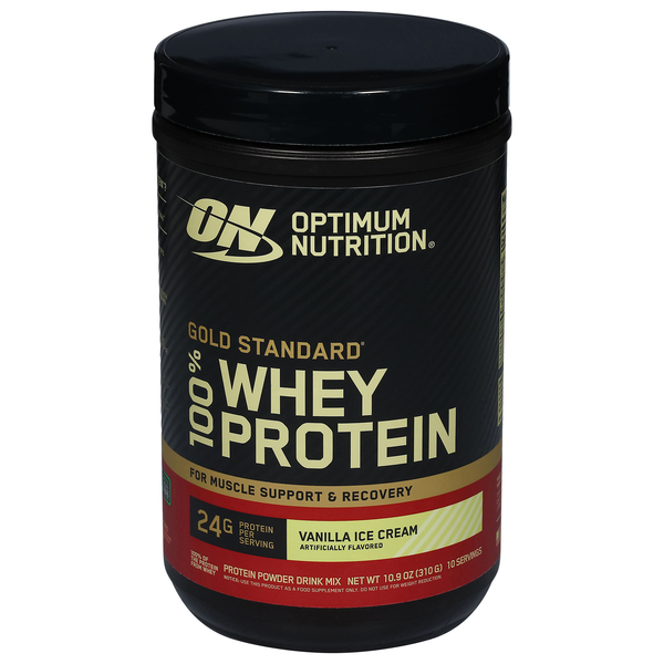 Optimum Nutrition Gold Standard Vanilla Ice Cream Whey Protein Powder