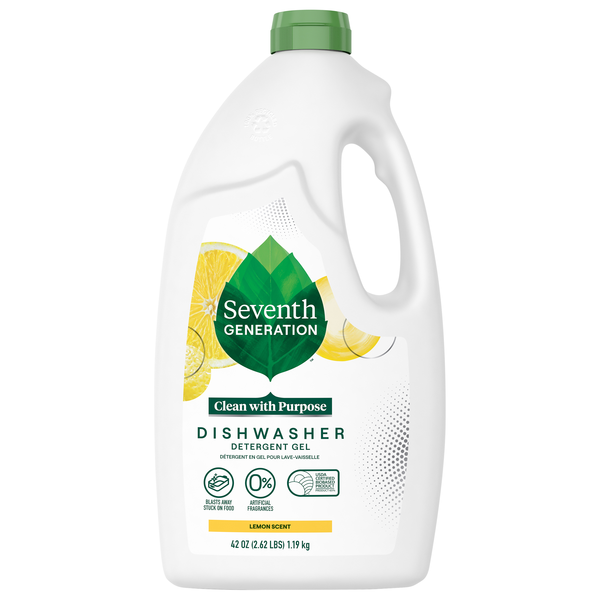 Seventh Generation Lemon Dishwasher Gel Detergent