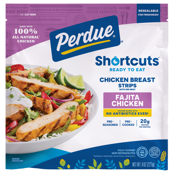 Perdue Short Cuts Fajitas Chicken Strips Fresh