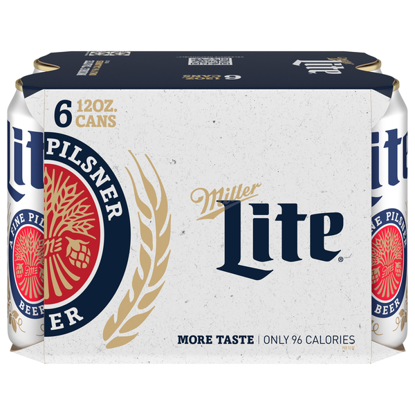 Miller Lite Pilsner Beer - 6 pk