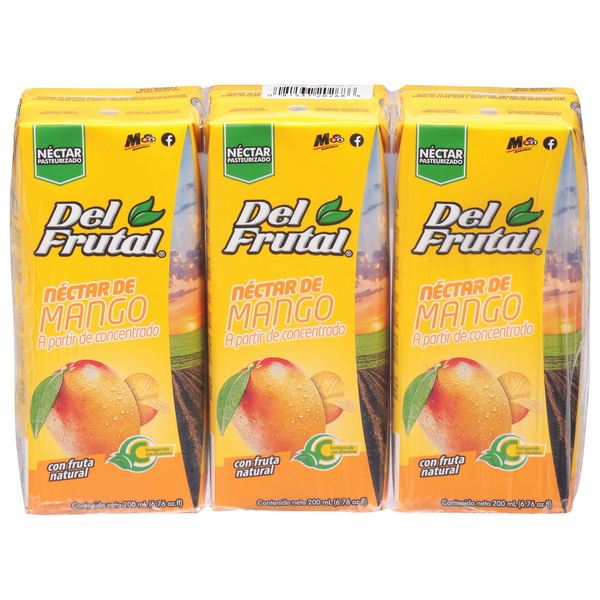 Del Frutal Mango Nectar - 3 pk
