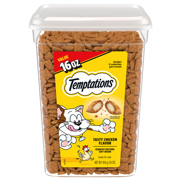 Temptations Tasty Chicken Flavor Crunchy & Soft Cat Treats