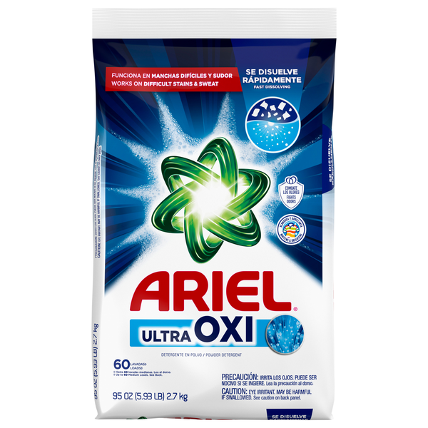 Ariel Ultra Oxi Original Scent Powder Laundry Detergent